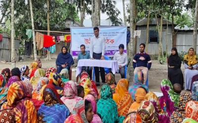 কুড়িগ্রামের রাজারহাটে শিশু ও নারী উন্নয়নে উঠান বৈঠক অনুষ্ঠিত