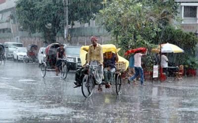 বৃহস্পতিবার থেকে আবারও বৃষ্টিপাত বাড়ার সম্ভাবনা