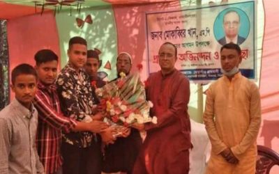 সিলেট জেলার বিশ্বনাথের লামাকাজী ইউনিয়ন পরিদর্শনে এমপি মোকাব্বির খাঁন