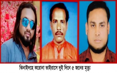 ঝিনাইদহে দুই দিনে করোনায় ৫  জনের মৃত্যু আক্রান্ত ৬৩