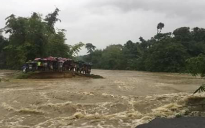 কক্সবাজারের রামু উপজেলা জোয়ারিয়ালানা বৃষ্টির পানিতে প্লাবিত!