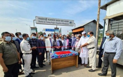 বেনাপোল স্থল বন্দরে বাণিজ্য সহজীকরণে যৌথ এন্ট্রি শাখার উদ্বোধন