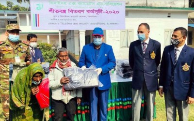 ঝিনাইদহে এক্স-ক্যাডেটস এ্যাসোসিয়েশনের কম্বল বিতরণ